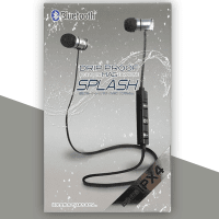 防滴BT MAGイヤホン SPLASH SILVER