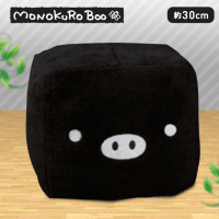 MONOKURO BOO キューブクッションXL プレミアム B.くろ