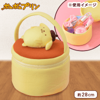 ポムポムプリン PMホットケーキバニティポーチ B.仰向け