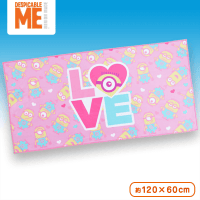 ミニオン PMラブラブバスタオル A.ピンク