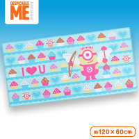 ミニオン PMラブラブバスタオル B.ブルー