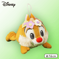 チップ＆デール ちびーず フラワーティアラぬいぐるみ D.デール(寝そべり)