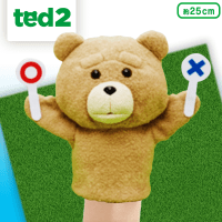 ted2 ハンドパペットぬいぐるみ Part2 B.マルとバツ