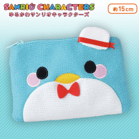ゆるかわ サンリオキャラクターズ なつかしりーず ニットポーチ B.タキシードサム
