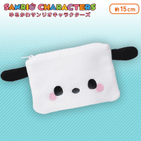 ゆるかわ サンリオキャラクターズ なつかしりーず ニットポーチ A.ポチャッコ