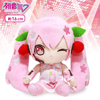 桜ミク ぬいぐるみ B.ウィンクver.