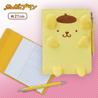 ポムポムプリン PMふわふわぬいぐるみノートセット B.わーい
