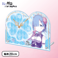 Re:ゼロから始める異世界生活 プレミアムアクリルクロックEX ラム＆レム B.レム