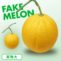 BIGインパクト! 実物大超リアル 完熟マスクメロン