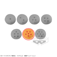 ドラゴンボール超 もっちりスクイーズドラゴンボール F.六星球(リュウシンチュウ)