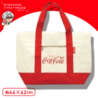 【スカッとさわやか】コカコーラクーラートート WHITE×RED