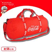 【スカッとさわやか】コカコーラ ボストンバッグ RED