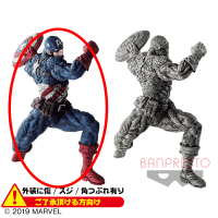 〈外装ダメージ〉ＭＡＲＶＥＬ 超人技画 CAPTAIN AMERICA A.通常ver.