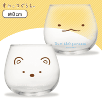 すみっコぐらし フェイス ゆらゆらペアグラス B.しろくま+とかげ