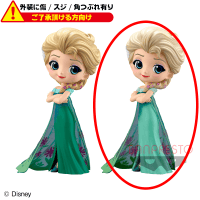 〈外装ダメージ〉Q posket Disney Character -Elsa Surprise Coordinate- B.特別カラーver.