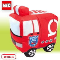 トミカ はたらくくるまのSLサイズぬいぐるみ B.消防車