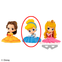 Disney Character Q posket petit-Belle・Cinderella・Princess Aurora-Ｂ.シンデレラ