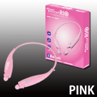 フリーサウンドBTネックハンドイヤホン RIO PINK