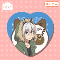 うちたま?!‾うちのタマ知りませんか?‾ キラキラハート缶バッジ G.ノラ