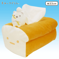 すみっコぐらし すみっコパンきょうしつ ティッシュケースカバー A.しろくま