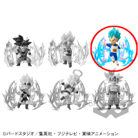 ドラゴンボール超 ワールドコレクタブルフィギュア-PLUS EFFECT- C.超サイヤ人ゴッド超サイヤ人ベジータ