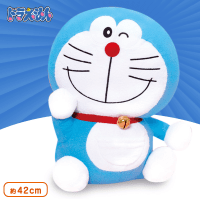 ドラえもん 特大サイズぬいぐるみ ドラミちゃんと一緒にウィンク！ さらふわver. A.ドラえもん