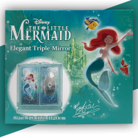 ディズニープリンセス エレガント3面ミラー アリエル