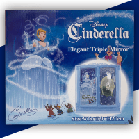 ディズニープリンセス エレガント3面ミラー シンデレラ