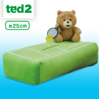 ted2 スポーツティッシュBOXカバー A.テニス