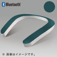 Bluetooth ウェアラブルネックスピーカー GREEN