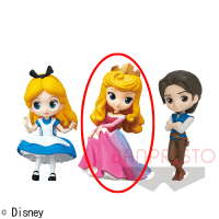 【B.Aurora】Disney Characters Q posket petit -Alice･Princess Aurora･Flynn Rider- 