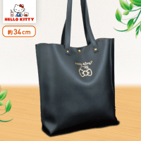 【A.ブラック】ハローキティ ハイドアンドシークフェイクレザーバッグ