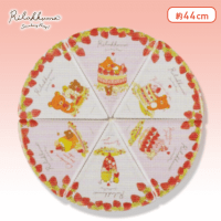 リラックマ　ストロベリーパーティー　ぬいぐるみ＆リールキーホルダー　４点セット リラックマ ストロベリーパーティー ぬいぐるみ＆リール