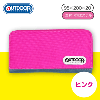 【PINK】OUTDOORラウンドウォレット