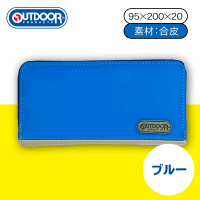 【BLUE】OUTDOORラウンドウォレット