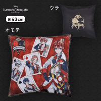 【A.ハーツラビュル寮】ディズニー ツイステッドワンダーランド MEJクッションVol.1ハーツラビュル寮/サバナクロー寮 