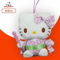 【B.さくら】ハローキティ お団子柄着物マスコット