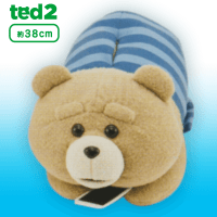 【B.ブルー】ted2 おやすみタイムティッシュBOXカバー