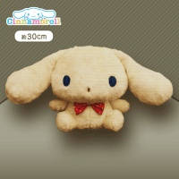 【B.ドット】シナモロールレトロチックBIGぬいぐるみ