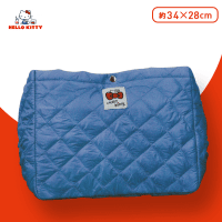 【A.ブルー】ハローキティ 2-WAYキルトショルダーバッグ