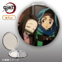 【C.竈門炭治郎&竈門禰豆子】鬼滅の刃 ミニミラー