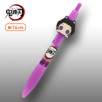 【B.胡蝶しのぶ鬼滅の刃 ラバーマスコット付ペン