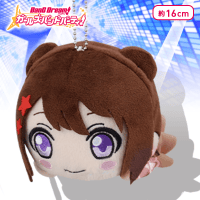 【A.戸山香澄】バンドリ！ ガールズバンドパーティ！ 寝そべりぬいぐるみ  ”Poppin’Party”School☆Days Vol.1