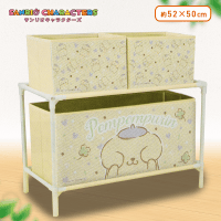 【B.ポムポムプリン】サンリオキャラクターズ いないいない3ボックス付き収納ケース