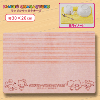 【A.ピンク】サンリオキャラクターズ 珪藻土ドライマット