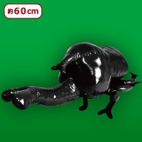 【カブトムシ(ブラック)】昆虫ぬいぐるみ