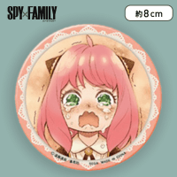 【アーニャ(背景ピンク)】SPY×FAMILY 缶バッジ