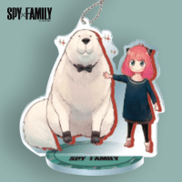 【アーニャ＆ボンド】SPY×FAMILY スタンド付ビッグクリアKCM