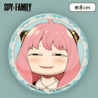 【アーニャ(背景水色)】SPY×FAMILY 缶バッジ