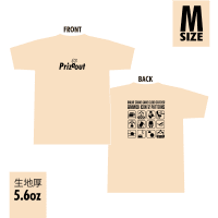 【ナチュラル Mサイズ】PRIZEOUT Tシャツ